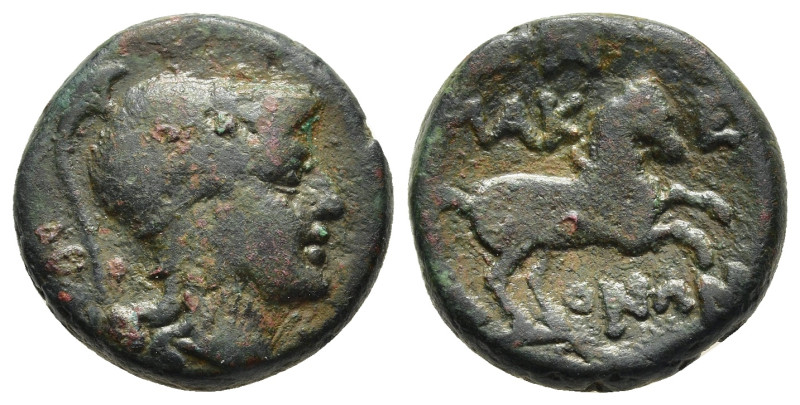 KINGS of MACEDON. Time of Philip V and Perseus (187-168 BC). AE. Uncertain mint....