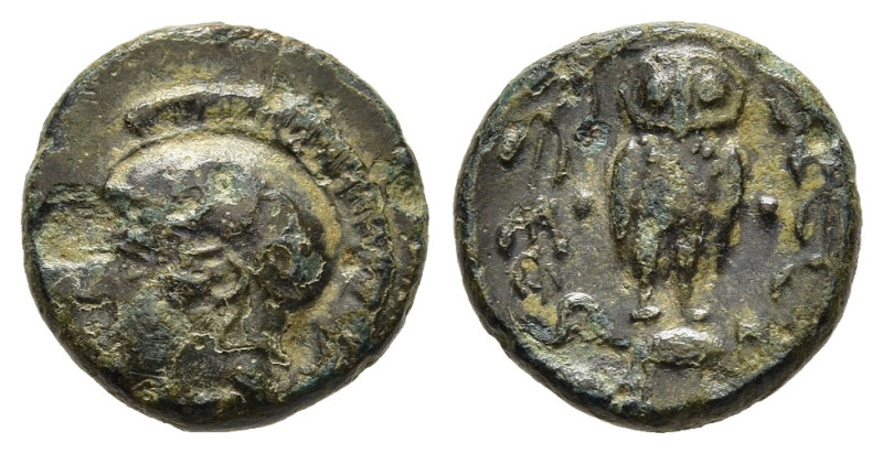 ATTICA. Athens. AE (circa 364-362 BC). Struck during the siege of Olynthos by th...