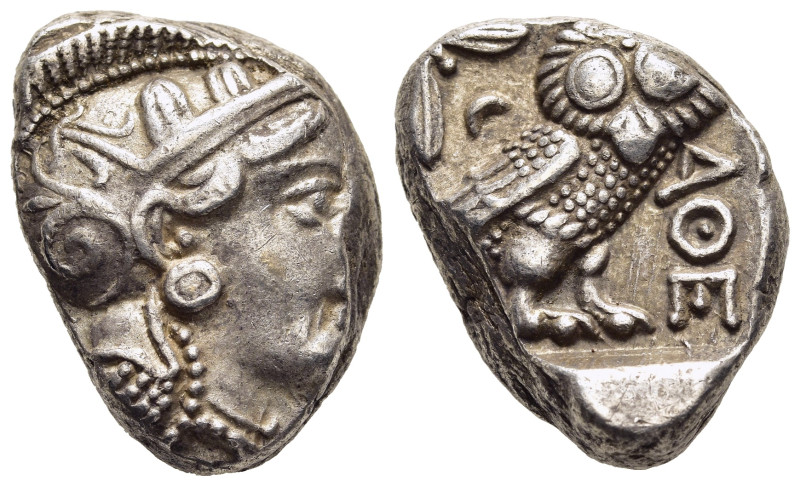 ATTICA. Athens. Tetradrachm (circa 353-294 BC).

Obv: Helmeted head of Athena ri...