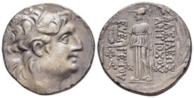 KINGS OF CAPPADOCIA. Ariarathes VI Epiphanes Philopator (circa 130-112/0 BC). Tetradrachm, in the names and types of the Seleukid King Antiochos VII. ...