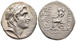 SELEUKID KINGDOM. Demetrios I Soter (162-150 BC). Tetradrachm. Antioch. Dated SE 161 (152/1 BC).

Obv: Diademed head right within wreath.
Rev: BAΣIΛEΩ...