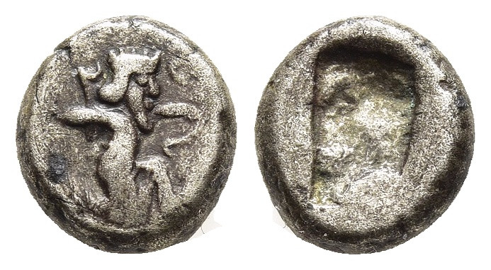 ACHAEMENID EMPIRE. temp. Darios I to Xerxes I. (circa 505-480 BC). 1/8 Siglos.

...