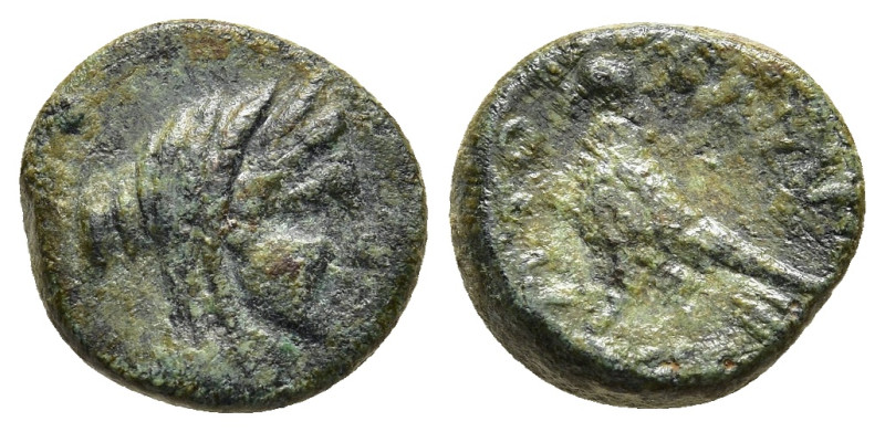 PTOLEMAIC KINGS of EGYPT. Ptolemy II Philadelphos (285-246 BC). AE Dichalkon. By...