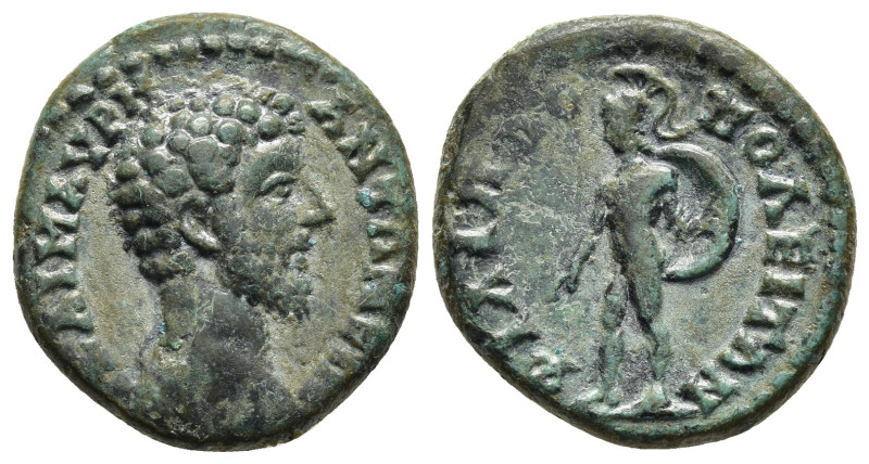 THRACE. Philippopolis. Marcus Aurelius (161-180) AE.

Obv: ΑV ΚΑΙ Μ ΑVΡ(Η) ΑΝΤΩΝ...