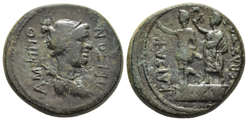 MACEDON. Amphipolis. Time of Augustus (27 BC-AD 14). AE.

Obv: ΑΜΦΙΠO-ΛΕΙΤΩΝ. 
D...