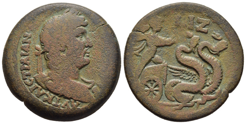EGYPT. Alexandria. Hadrian (117-138). AE Drachm. Dated RY 17 (AD 132/3). 

Obv: ...