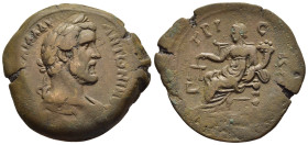 EGYPT. Alexandria. Antoninus Pius (138-161). AE Drachm. Dated RY 13 (149/50).

Obv: Laureate, draped and cuirassed bust right.
Rev: Dikaiosyne seated ...