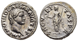 OTHO (69). Denarius. Rome.

Obv: IMP M OTHO CAESAR AVG TR P.
Bare head right.
Rev: SECVRITAS PR.
Securitas standing left, holding wreath and sceptre.
...