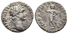 DOMITIAN (81-96). Denarius (Silver). Uncertain eastern mint.

Obv: IMP CAES DOMITI AVG GERM P [...].
Laureate head right.
Rev: IMP XXII COS [...] CEN ...