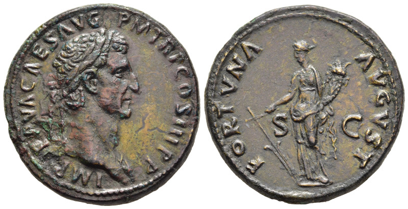 NERVA (96-98). Sestertius. Rome.

Obv: IMP NERVA CAES AVG P M TR P COS III P P.
...