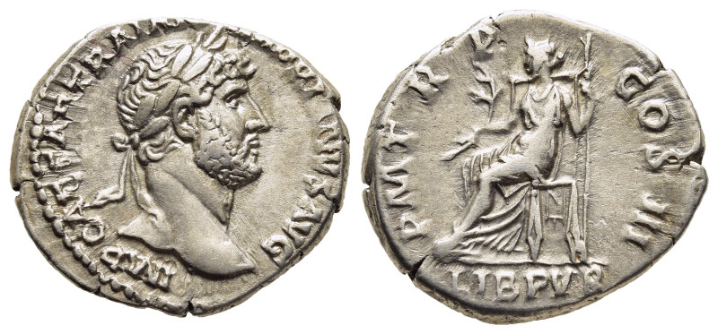 HADRIAN (117-138). Denarius. Rome.

Obv: IMP CAESAR TRAIAN HADRIANVS AVG.
Laurea...