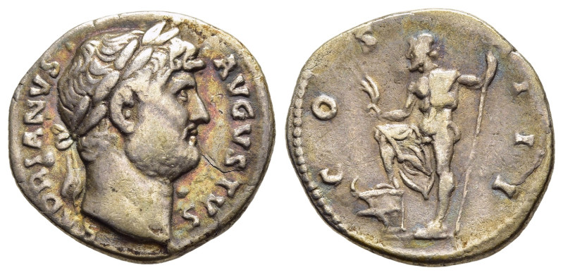 HADRIAN (117-138). Denarius. Rome.

Obv: HADRIANVS AVGVSTVS.
Laureate head right...