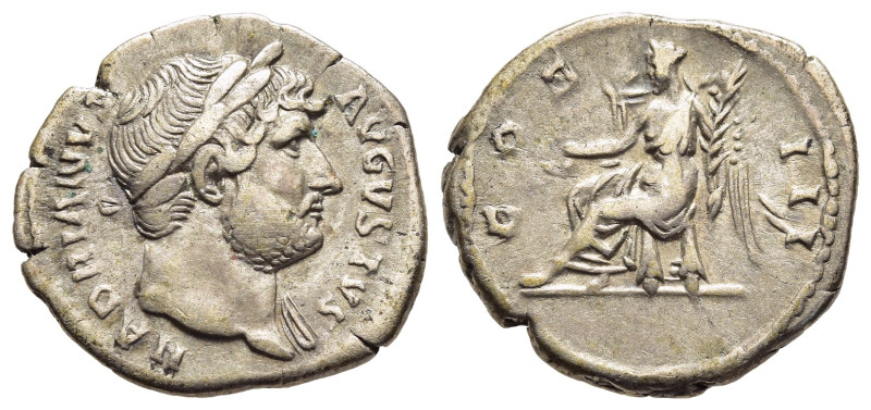 HADRIAN (117-138). Denarius. Rome.

Obv: HADRIANVS AVGVSTVS.
Laureate bust right...