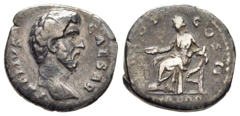 AELIUS (Caesar, 136-138). Denarius. Rome.

Obv: L AELIVS CAESAR.
Bare head right...