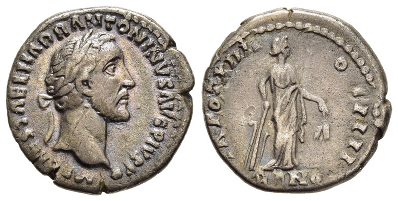 ANTONINUS PIUS (138-161). Denarius. Rome.

Obv: IMP CAES T AEL HADR ANTONINVS AV...