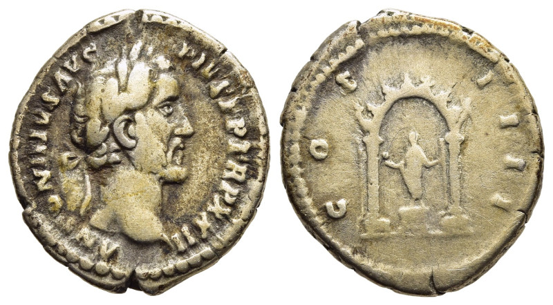 ANTONINUS PIUS (138-161). Denarius. Rome.

Obv: ANTONINVS AVG PIVS P P TR P XXII...