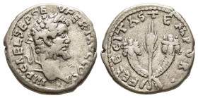 SEPTIMIUS SEVERUS (193-211). Denarius. Emesa.

Obv: IMP CAE L SEP SEV PERT AVG COS II.
Laureate head right.
Rev: FELICITAS TEMPOR.
Grain ear between c...