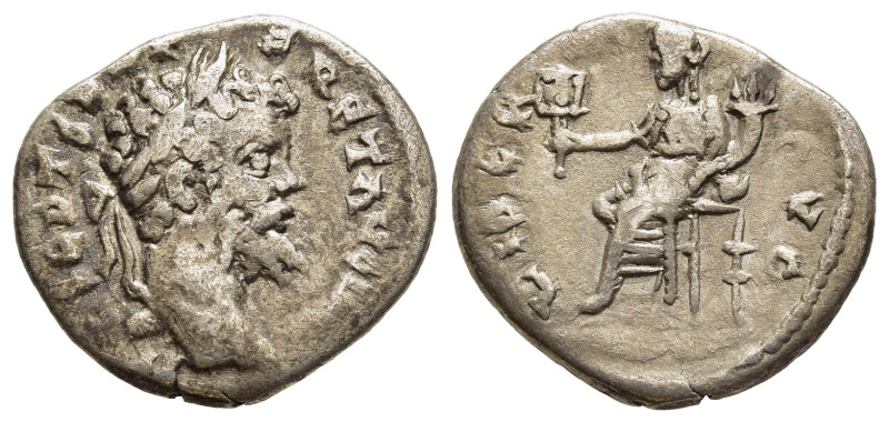 SEPTIMIUS SEVERUS (193-211). Denarius. Emesa.

Obv: IMP CAE L SEP SEV PERT AVG C...