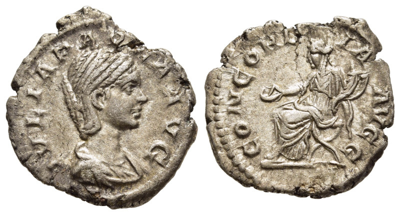 JULIA PAULA (Augusta, 219-220). Denarius. Rome.

Obv: IVLIA PAVLA AVG.
Draped bu...