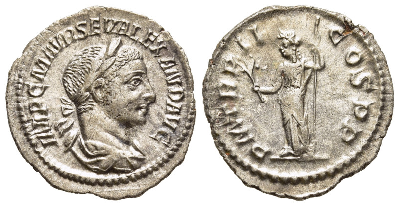 SEVERUS ALEXANDER (222-235). Denarius. Rome.

Obv: IMP C M AVR SEV ALEXAND AVG.
...