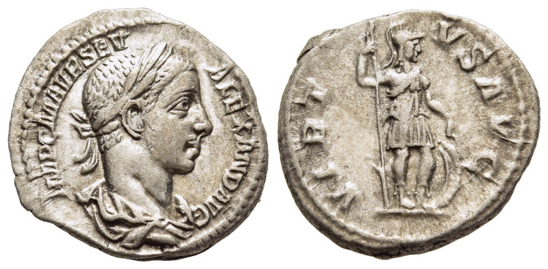 SEVERUS ALEXANDER (222-235). Denarius. Rome.

Obv: IMP C M AVR SEV ALEXAND AVG.
...