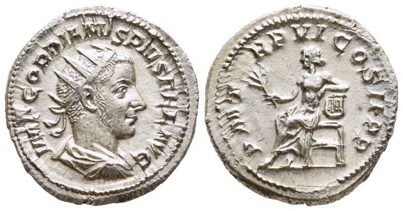 GORDIAN III (238-244). Antoninianus. Rome.

Obv: IMP GORDIANVS PIVS FEL AVG.
Rad...