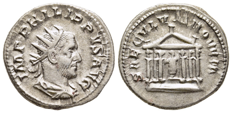 PHILIP I THE ARAB (244-249). Antoninianus. Rome. Saecular Games/1000th Anniversa...