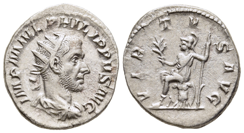 PHILIP I THE ARAB (244-249). Antoninianus. Rome.

Obv: IMP M IVL PHILIPPVS AVG.
...