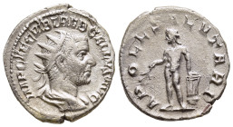 TREBONIANUS GALLUS (251-253). Antoninianus. Rome. 

Obv: IMP CAE C VIB TREB GALLVS AVG.
Radiate, draped and cuirassed bust of Trebonianus Gallus to ri...