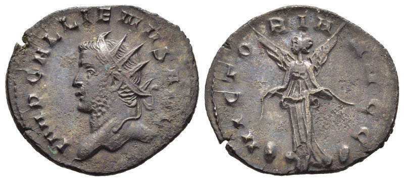 GALLIENUS (253-268). Antoninianus. Mediolanum.

Obv: IMP GALLIENVS AVG.
Radiate ...
