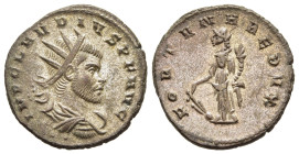 CLAUDIUS II GOTHICUS (268-270). Antoninianus. Cyzicus.

Obv: IMP CLAVDIVS P F AVG /•• .
Radiate, draped and cuirassed bust right, seen from behind.
Re...