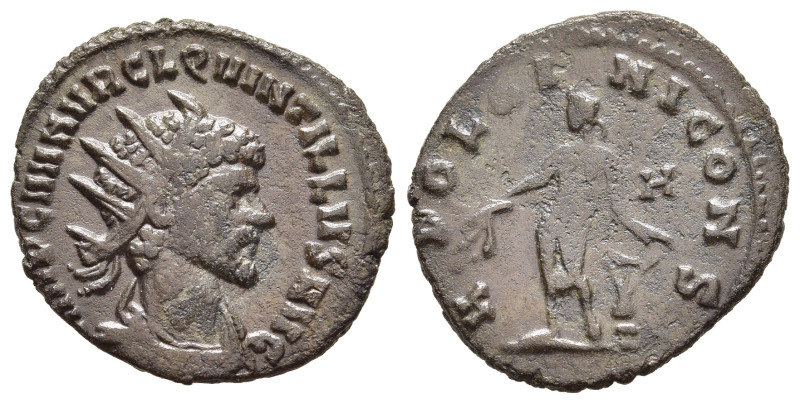 QUINTILLUS (270). Antoninian. Rome.

Obv: IMP C M AVR CL QVINTILLVS AVG.
Radiate...