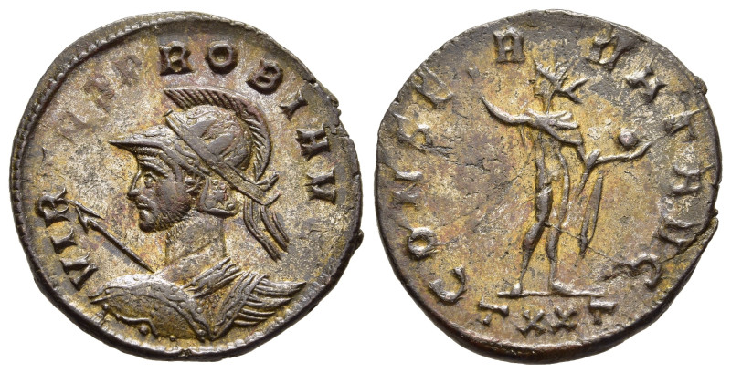 PROBUS (276-282). Antoninianus. Ticinum.

Obv: VIRTVS PROBI AVG.
Radiate, helmet...