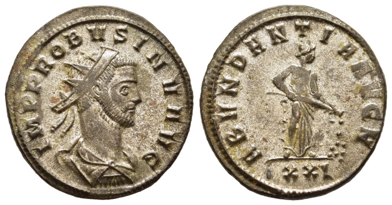 PROBUS (276-282). Antoninianus. Siscia.

Obv: IMP PROBVS INV AVG.
Radiate and cu...