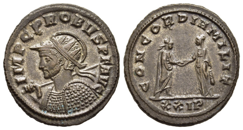 PROBUS (276-282). Antoninianus. Siscia.

Obv: IMP PROBVS P F AVG.
Helmeted and c...