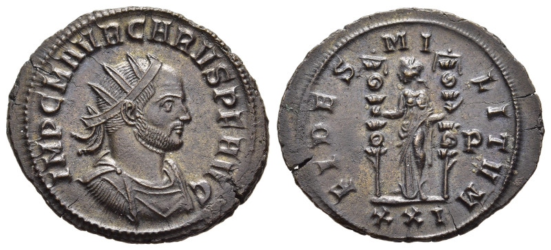 CARUS (282-283). Antoninianus. Ticinum.

Obv: IMP C M AVR CARVS P F AVG.
Radiate...