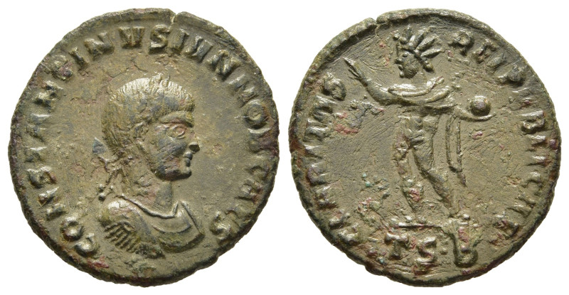 CONSTANTINE II (Caesar, 316-337). Follis. Thessalonica.

Obv: CONSTANTINVS IVN N...