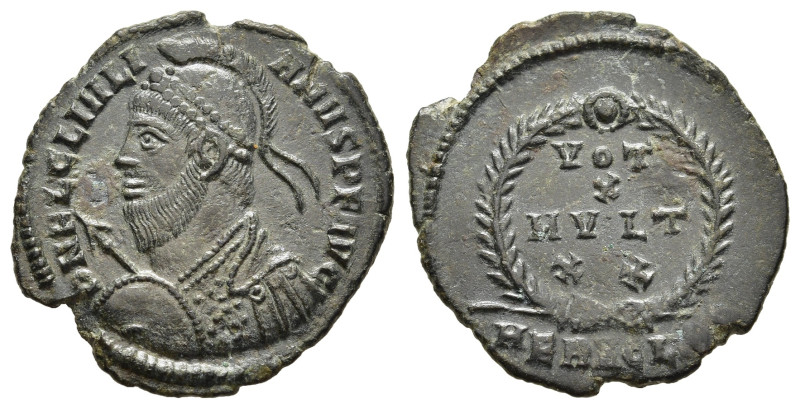 JULIAN II THE PHILOSOPHER (361-363). Follis. Heraclea.

Obv: D N FL CL IVLIANVS ...
