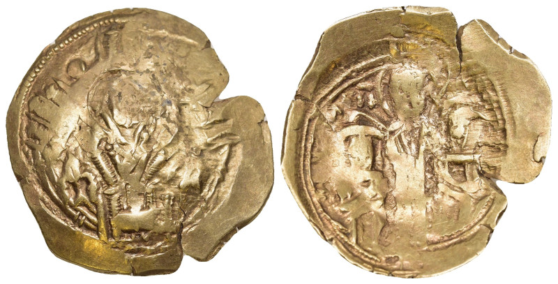 ANDRONICUS II with ANDRONICUS III (1325-1328). GOLD Hyperpyron. Constantinople.
...