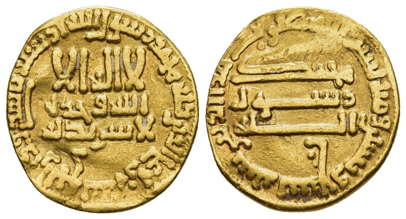 ISLAMIC. Abbasid Caliphate. Time of al- al-Mahdi (158-169 AH). GOLD Dinar, 169 A...