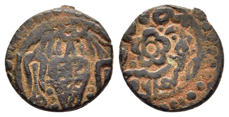 ISLAMIC. Ottoman Empire. Selim I (918- 926 AH). Mangir (924 AH).

Obv: Plant wit...