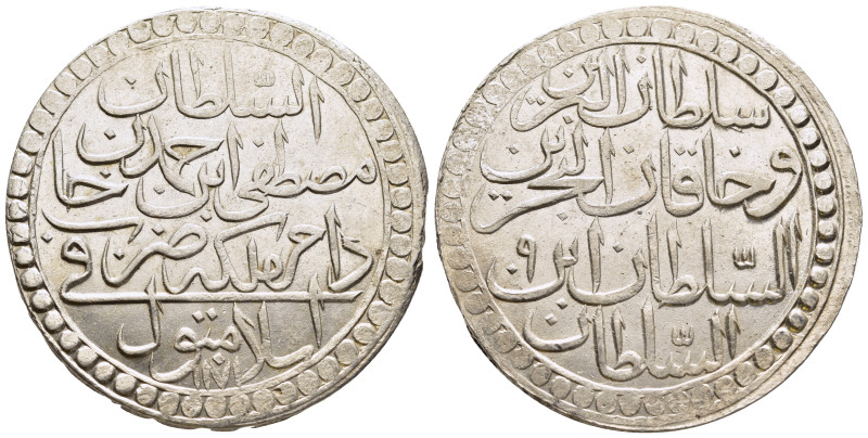 ISLAMIC. Ottoman Empire. Mustafa III (1171-1187 AH) Çifte Zolta or Altmışlık. Qu...