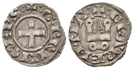 CRUSADER STATES. Frankish Greece. Achaia. Guillaume II de Villehardouin (1246-1278). Denier Tournois. Glarenza (modern Kyllini in Elis).

Obv: +:G• PR...