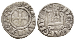 CRUSADER STATES. Frankish Greece. Achaia. Charles II de Anjou (1285-1289). Denier Tournois. Glarenza (modern Kyllini in Elis).

Obv: +•K• R PRINC ACh'...