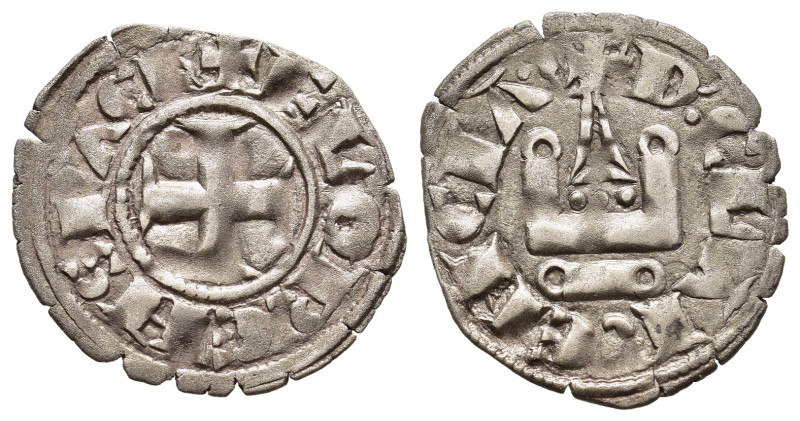 CRUSADER STATES. Frankish Greece. Achaia. Florent de Hainaut (1289-1297). Denier...