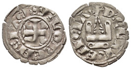 CRUSADER STATES. Frankish Greece. Achaia. Florent de Hainaut (1289-1297). Denier Tournois. Glarenza (modern Kyllini in Elis).

Obv: +FLORENS P ACH', c...