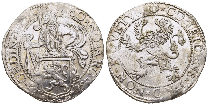 NETHERLANDS/ NIEDERLANDE. Holland. Leeuwendaalder (Lion Dollar). Dordrecht mint,...