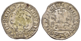 DEUTSCHE MÜNZEN. BONN. Münzstätte der Kölner Erzbischöfe. Heinrich II von Virneburg (1306-1372). Pfennig. 

Vs: HENR ARCHIEPS COLN, sitzender Erzbisch...