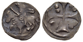 DEUTSCHE MÜNZEN. BRANDENBURG-PREUSSEN. Brandenburg, Markgrafschaft, seit dem 14. Jahrhundert Kurfürstentum.

Woldemar (1308-1319). Denar (um 1310/5).
...