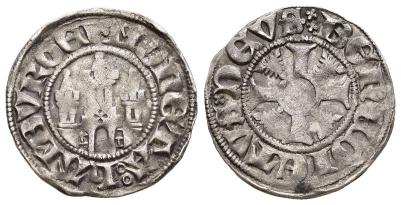 DEUTSCHE MÜNZEN. Hamburg, Stadt. Witten (nach 1378).

Vs: Stadtburg.
Rs: Kreuz, ...